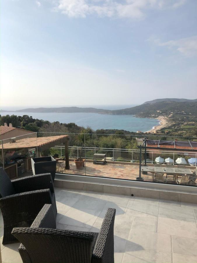 Haut De Villa - Vue Mer Avec Coucher De Soleil Cargèse Kültér fotó
